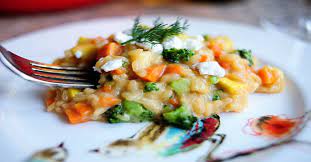Meat risotto with vegetables recipe